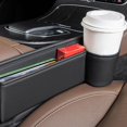 thumbnail image 4 of Car Accessories for SEAT Gap Filler Storage Box Phone Holder Storage Box - Right Side -, 4 of 4