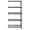 Epoxy Coated, Black, variant on Wire 5 Shelf ADD-ON KIT Black 63in