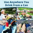 thumbnail image 6 of The Zfit 6-36 Pack Complete Cover Easy Tab Opener New and Improved Beverage Barricade Colorful Drink Can Protector Cap for Soda, Beer, Coke Shields From Bugs, Bees, Dust at the Party, BBQ, Beach, 6 of 8