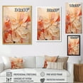 thumbnail image 4 of Designart "Simplistic Peach Blossoms" Birds Of Paradise Picture Framed Canvas Art Print, 4 of 5