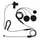 thumbnail image 2 of Auriculares con micrófono PTT para casco de motocicleta de 2,5 mm para radio bidireccional Motorola T5428 T6200C T5720, 2 of 10