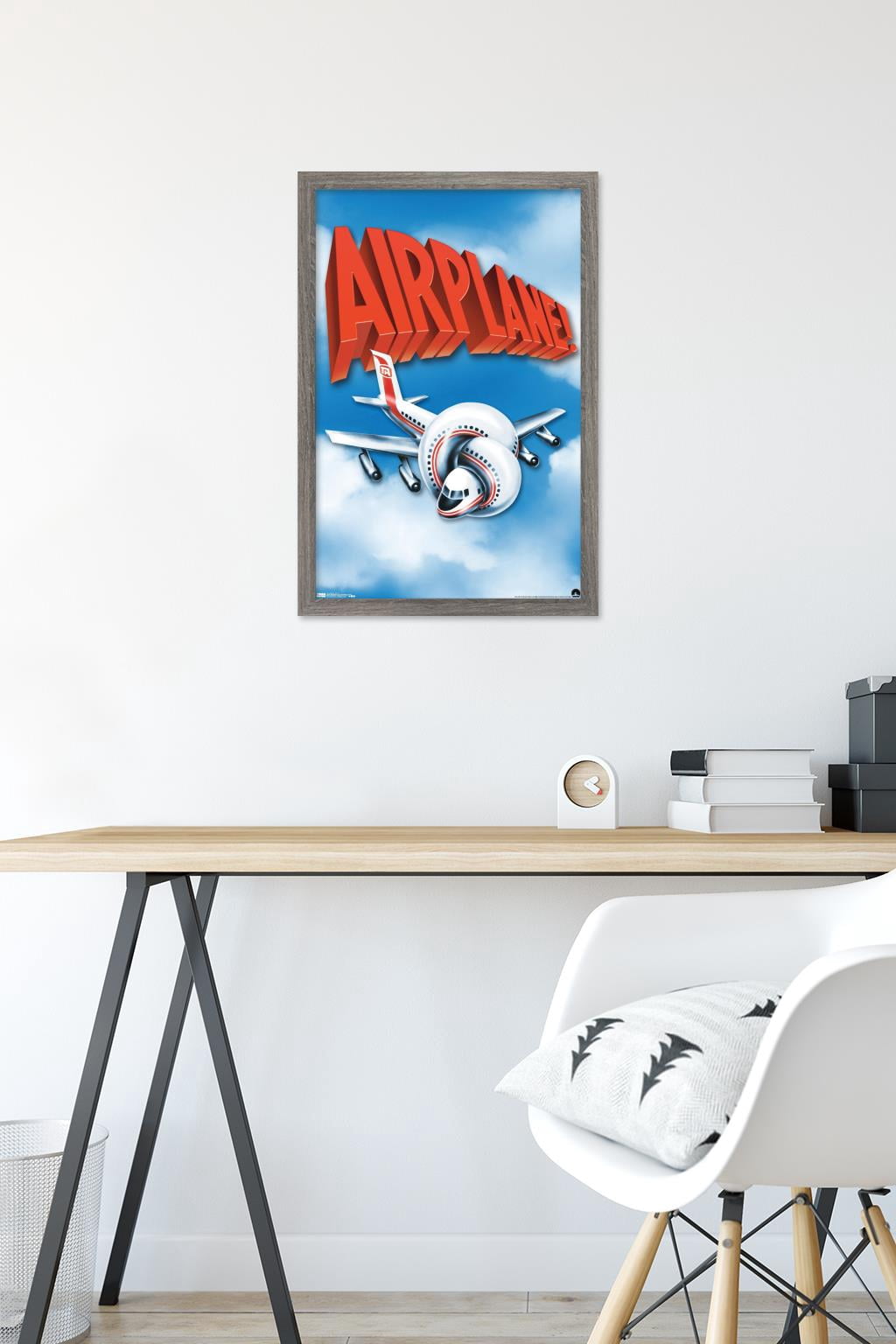 Airplane - Key Art Wall Poster, 14.725" x 22.375", Framed