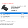 thumbnail image 2 of MAP Sensor - Compatible with 2005 - 2008 Dodge Magnum 2006 2007, 2 of 2