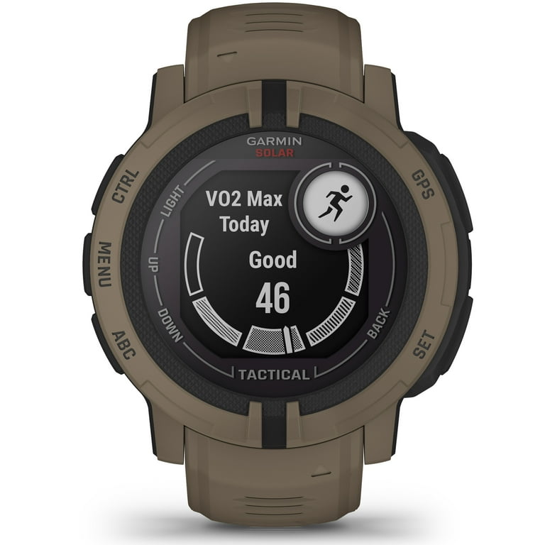 Garmin Instinct 2 Solar Tactical Edition 45mm Rugged GPS Smartwatch, Sport Tracker, Coyote Tan - Walmart.com Garmin Instinct 2 Solar Tactical Edition 45mm Rugged GPS Smartwatch, Sport Tracker, Coyote Tan - Walmart.com