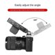 thumbnail image 1 of 360 Swivel Hot Shoe Mount Adapter 1/4 Inch Screw Mount Stand Mini Tripod Ball Head for Camera Video, 1 of 5