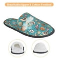 thumbnail image 3 of KLL Cute Conch Slippers for Women Men House Slip on Indoor Outdoor Bedroom Furry Fleece Lined Ladies Comfy Anti-Skid Rubber Hard Sole-Medium, 3 of 8