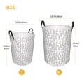 thumbnail image 3 of Picia Cute Rabbit Large Laundry Basket, Waterproof, Freestanding Laundry Hamper, Collapsible Tall Clothes Hamper with Extended Handles-, 3 of 8
