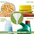 thumbnail image 4 of Multi-Purpose Plastic Funnels 6 Pack - 4.6" Clear,Long Spout for Smooth Transfer, 4 of 6