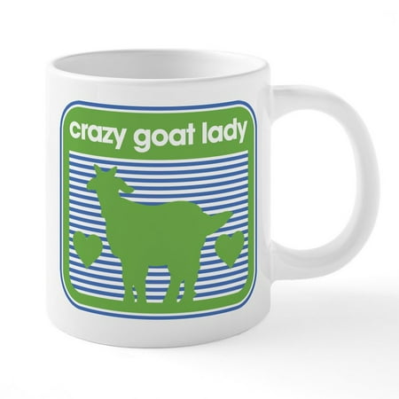 

CafePress - Crazy Goat Lady - Ceramic Mega Mug Holds 20 ounces