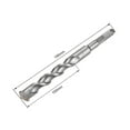 thumbnail image 2 of Unique Bargains 20mm Carbure Basculé Creux Tige Carrée Marteau Perforateur, 2 of 4