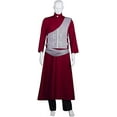 thumbnail image 2 of HPO| Adult Men's Japanese Assassin Red Costume| Non-flammable Synthetic Fabric, 2 of 6