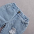 thumbnail image 6 of Baby Girl Clothes Outfits Toddler Infant Baby Romper Top+Jeans Clothing Set, 6 of 7