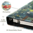 thumbnail image 3 of FORMRS 3 Ring Photo Album 4"x6" Self Adhesive Large Capacity PU Leather Cover, Sunshine Goldfish, 3 of 8