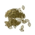 thumbnail image 2 of yuksok 100 Pcs Pendentif Feuille d'Arbre Filigrane Coupe Creuse Bijoux DIY Bronze, 2 of 8