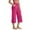 Hot Pink, variant on RQYYD Capris Pants for Women Yoga Capri Leggings with Pockets Loose High Waist Crop Workout Pants Wide Leg Casual Summer Gray XXL