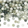 thumbnail image 7 of 2 Strands 184 Pcs Natural Green Rutilated Quartz Beads 4mm Round Stone Beads Loose Gemstone Spacer Beads Energy Crystal Beads for DIY Craft Bracelet Necklace Jewelry Making, 7 of 7