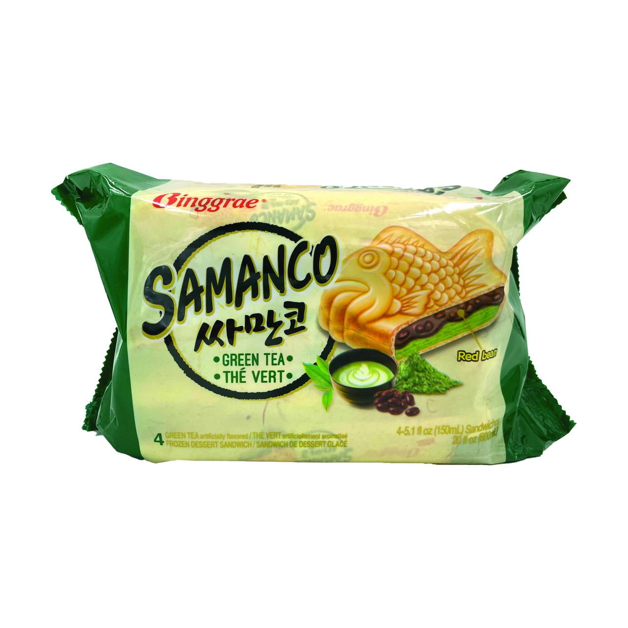 Samanco Green Tea Ice Cream Sandwich
