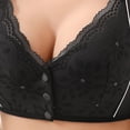 thumbnail image 5 of GUACER Bra for Women Plus Size Front Closure Lace Wirefree Full Coverage Support Bralette, Smoothing Comfort Bra with Wide Adjustable Straps, 5 of 5