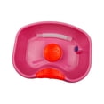 thumbnail image 1 of Lavabo para champú junto a la cama, bandeja de lavado, lavabo ligero reutilizable para lavado de cabello con manguera de 150cm para salón en casa, abu Rosa, 1 of 8