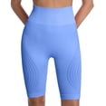 thumbnail image 3 of Breezora Women's High Waisted Yoga Shorts Seamless Scrunch Lifting Tummy Control Compression Fit Workout Running Bottoms, 3 of 5
