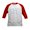 Red/White, variant on CafePress - Little But Fierce! Kids Baseball Jersey - Kids Cotton Baseball Jersey, 3/4 Sleeve Shirt