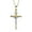 Two-Tone, variant on Womens Jesus Inri Crucifix Cross Pendant Necklace Two Tone Gold