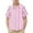 Pink, variant on Rvasteizo Boys Toddler Button Down Shirt Stripe Lapel Short Sleeve Uniform Shirt with Pockets for 2 to 15 Years Youth Daily