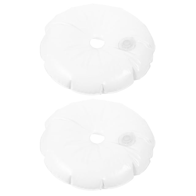 COMPUKAS Sac de Poids pour Base de Parasol de Plage Résistant au Vent Lot de 2 pour Usage Extérieur 10.6X10.6X1.4in