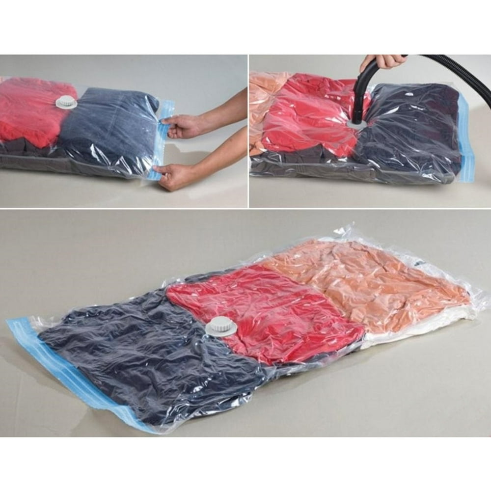 5 Pack Extra Large 47"x32" Vacuum Storage Bags Reduces Space by up to