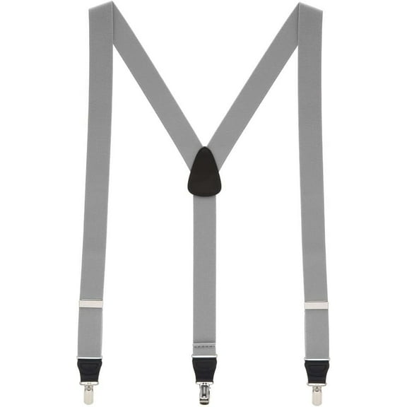 SuspenderStore 1.25-Inch Elastic Y-Back Suspenders - Small Pin Clip - Many Colors & 3 Sizes