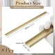 thumbnail image 2 of 8 paquetes de protectores de borde de gabinete de 18" para marcos de gabinetes de cocina de 13/16", bronce, 2 of 7