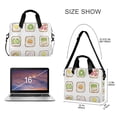 thumbnail image 3 of FORMRS 16" Laptop Bag Carrying Sleeve Case with Handle Travel Shoulder Briefcase, Toasts Pattern, 3 of 8