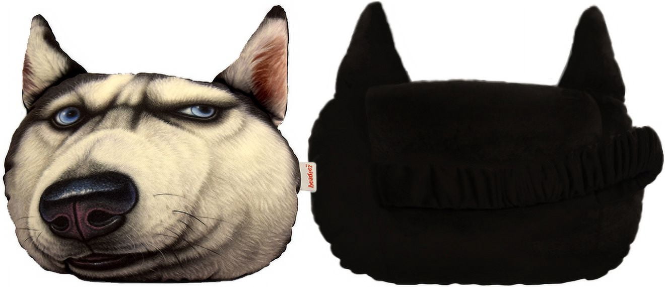 Dash Designs Headeez Headrest Pillow Husky-Dusty Twin Pack