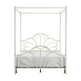thumbnail image 6 of Desert Fields Dover Canopy Metal Queen Bed with Bed Frame, Cream, 6 of 11