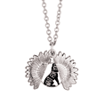 thumbnail image 1 of Chien Noir Animal Contour Naturel Collier de Tournesol Pendentif Médaillon Bijoux, 1 of 3