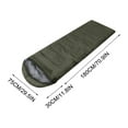 thumbnail image 4 of Save More, XL Sleeping Bags for Adults, Extra-Large Wide Camping Sleeping Bag for Warm and Cool Weather, Comfortable Sleeping Gear for Backpacking | mesh, Army Green, Akmoler, 4 of 9