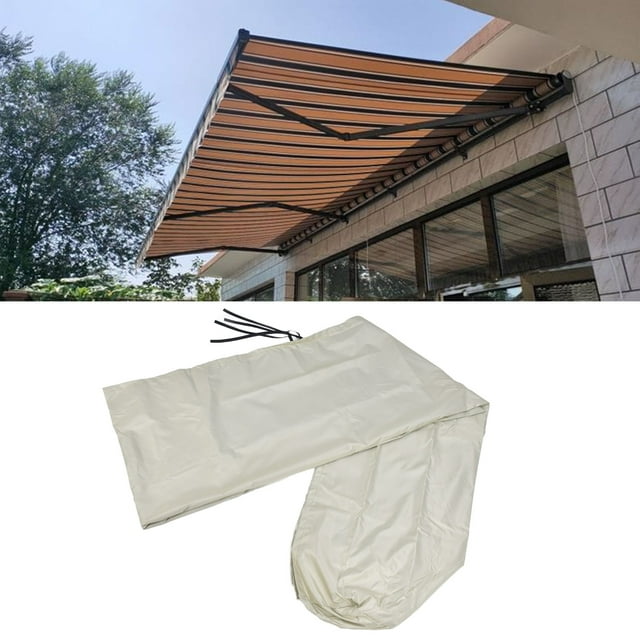 Outdoor Telescopic Canopy Dust Cover Waterproof Awning Protective Cover