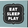 thumbnail image 1 of Eat Sleep Play Football - Blue Part II by Sports Mania, Canvas Wall Art, 1 of 1