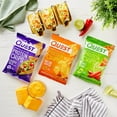 thumbnail image 3 of Tortilla Style Protein Chips Variety Pack, Chili Lime, Nacho Cheese, Loaded Taco, 1.1 Ounce (Pack of 12), 3 of 5