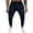 Navy, variant on Vedolay Sweatpants with Pockets Men Casual Straight Leg Fitted Trousers Yoga Loungewear Black,3XL