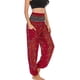 thumbnail image 3 of MKLEKYY Pantalones deportivos para mujer, pantalones sanitarios casuales con estampado de letras y cordón para hombres y mujeres, pantalones deportivos holgados y encogidos de cintura alta, 3 of 4