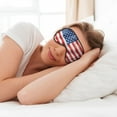 thumbnail image 6 of PAYOHTO American Flag 3D Soft Sleep Mask Comfort Pure Silk Eye Cover for Travel Office Camping, 6 of 7