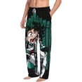 thumbnail image 2 of My Hero Academia Men's Pajama Pants With Pockets Lounge Fashion Cozy Daily Sleep Pants Sleepwear, 2 of 8