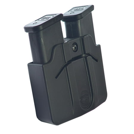 Double Stack Mag - Orpaz Magazine Belt Holster Holds 2 Double Stack 9mm POLYMER Mags Adjustable for