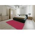 thumbnail image 5 of Ahgly Company Machine Washable Indoor Square Transitional Crimson Red Area Rugs, 3' Square, 5 of 7