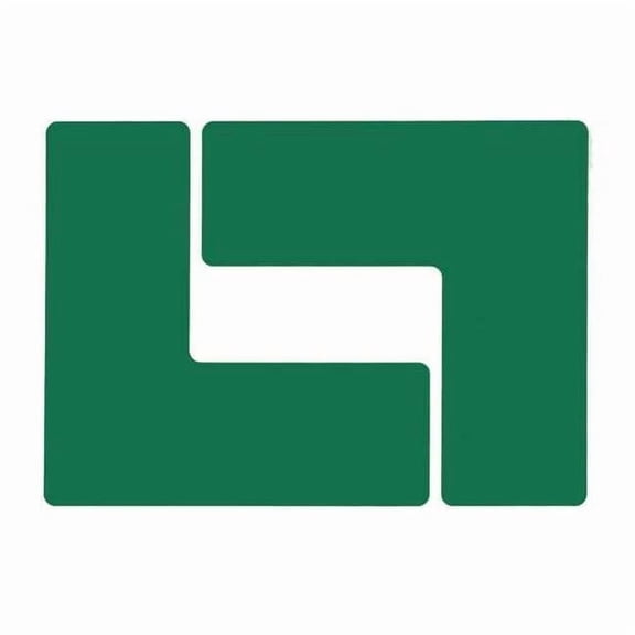 Brady Floor Tape,Green,3 inx8 in,L,PK20 104443