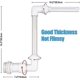 thumbnail image 3 of Swimming Pool Waterfall Fountain, Above Ground Cooling Spray, Adjustable Spray Height, Pond Water Sprinkler Compatible with 1.5" Threaded Jets, 3 of 4