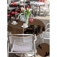 thumbnail image 5 of Outdoor Tablecloths with Umbrella Hole & Zipper, Black Brown Cat Round Tablecloths 60 Inch, Retro Art Animals Rustic Waterproof Table Cloth, Patio/Pool/Picnic Table Covers, 5 of 8