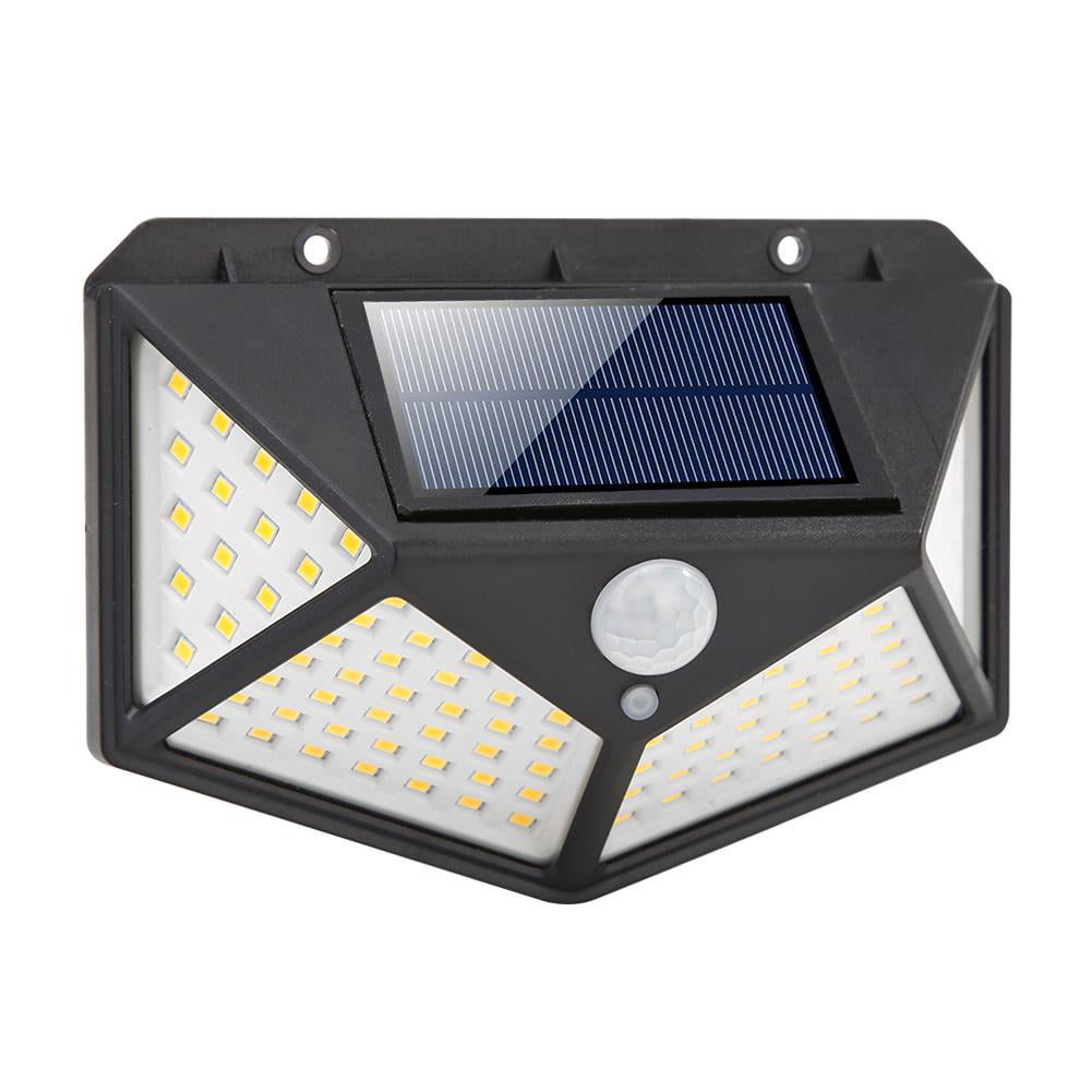 1-4x Outdoor 100LED Solar Motion Sensor Wall Light Waterproof Yard Security Lamp 