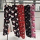 thumbnail image 3 of Sanrio-Pijama de franela para mujer, pantalones informales de lana de Hello Kitty, color negro, para el hogar, Anime, Coral, regalos de otoño e invierno, 3 of 4